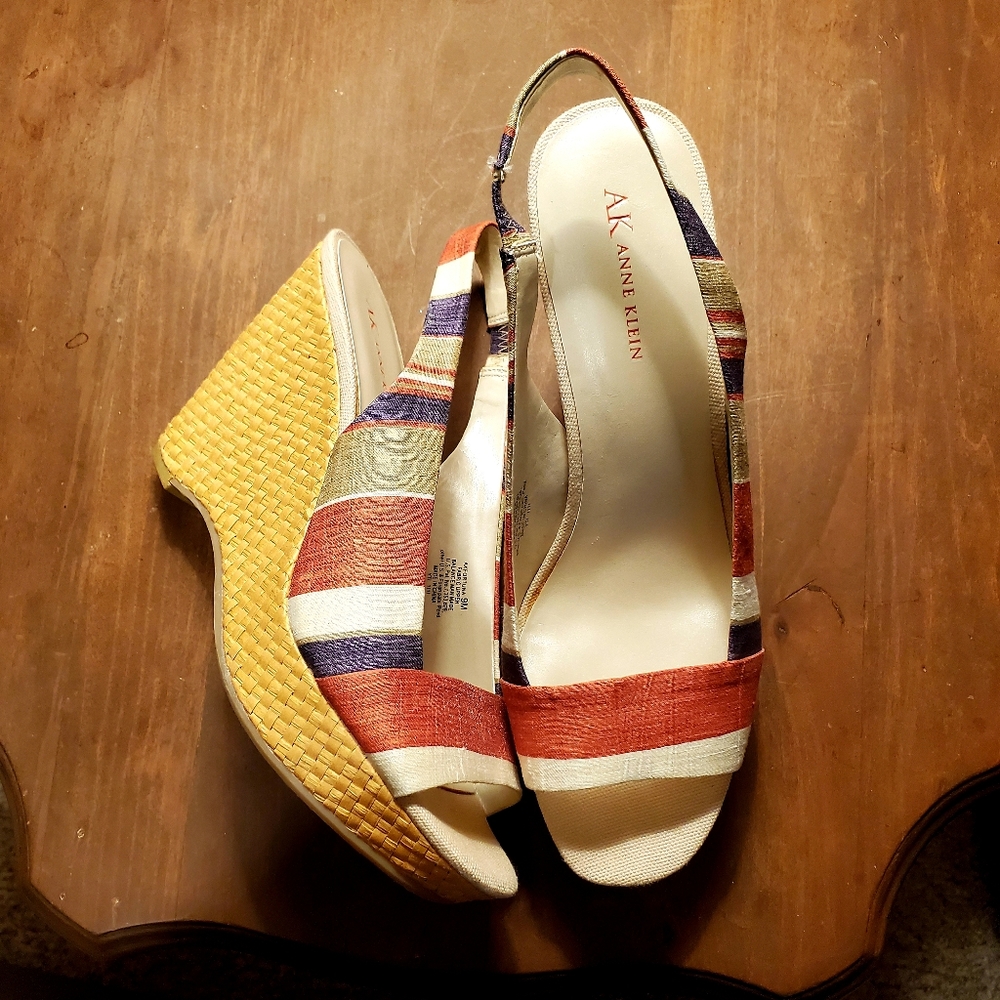 Anne Klein wedge heels